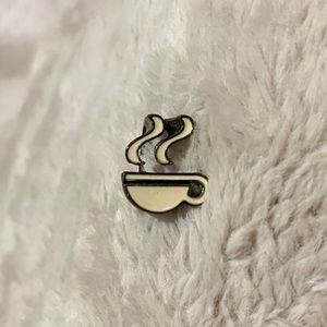 Enamel white coffee ring